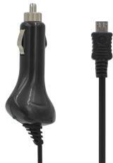Gigapack Autós töltő (10W + fix microUSB kábel) FEKETE