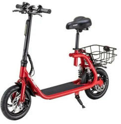  Elektromos Roller levehető üléssel, kosárral - Piros