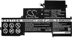 Cameron Sino Li-Polymer Akkumulátor 7.6v/4700mah, Hp 760505-005 Kompatibilis, Fekete