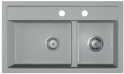 NERO Gránit Mosogató EOS Indygo + Szifon Matt Szürke I74-44SZM-0