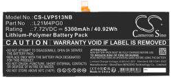 Cameron Sino Li-Polymer Akkumulátor 7.72v / 5300mah, Lenovo L21c4pg0 Kompatibilis, Fekete