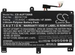 Cameron Sino Li-Polymer Akkumulátor 11.4v / 4200mah, Asus 0b200-02910000 Kompatibilis, Fekete