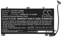 Cameron Sino Li-Polymer Akku 11.4v/3600mah, Huawei Hb4593j6ecw Kompatibilis