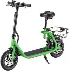  Elektromos Roller levehető üléssel, kosárral - Zöld