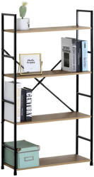 Intenso Home 4 Szintes Nyitott Könyvespolc 59x112cm Tölgy Színben