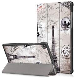 Gigapack GP-101253 Tok - Lenovo Tab M10 FHD Plus (TB-X606X), Oldalra Nyiló, Asztali Tartós, Aktív Flip, Szürke