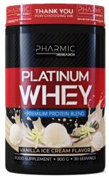Pharmic Research Platinum Whey, înghețată de vanilie, 900 g, Pharmic Research