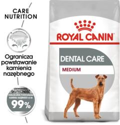 Royal Canin CCN Medium Dental Care száraz kutyatáp felnőtt közepes fajtájú kutyáknak, a fogkő képződés csökkentésére 3 kg