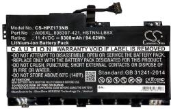 Cameron Sino Li-Ion Akkumulátor 11.4v/8300mah, Hp 808397-421 Kompatibilis, Fekete