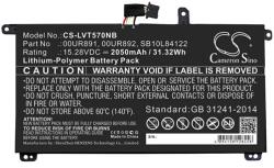 Cameron Sino Li-Polymer Akkumulátor 15.28v/2050mah, Lenovo 00ur890 Kompatibilis, Fekete