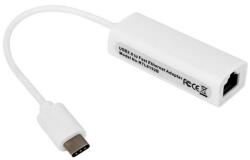 Gigapack Adapter Kábel Rj45 Aljzat - Type-C, Lan, Fehér