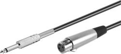 PremiumCord Jack 6.3mm-XLR M/F 6 m Mikrofonkábel (KJACKXLR01)
