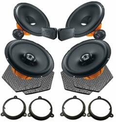 Hertz Boxe auto Pachet difuzoare auto Hertz Dieci dedicat Mazda 2 2012-2022, RMS 80W (SKU-9591300441-4138-10) - pcone
