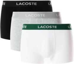 Lacoste Pantali scurți pentru bărbați 3 Packs Trunk Black/White-Silver Chine XL