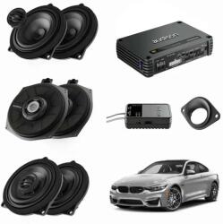 Audison Boxe auto Pachet sistem audio Plug&Play Audison dedicat BMW K4E X4E + Amplificator AF C8.14bit + Conectica dedicata (SKU-2497013564-6297-12) - pcone
