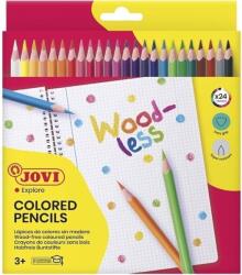 JOVI Non-Wooden Triangular Pencils Set creioane colorate 24 buc (<![CDATA[734/24]]>)