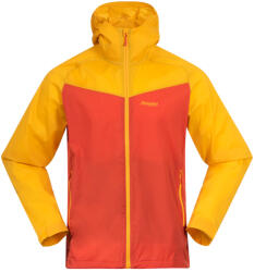 Bergans Microlight Jacket Brick/Light Golden Yellow Férfidzseki S