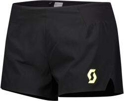 Scott Split Shorts RC Run Black/Yellow Női rövidnadrág L
