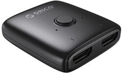 Orico Разклонител превключвател HDMI 2.0 Switcher-Splitter 2-Port Bi-Direction 4K Black - HS2-A1-BK-EP (HS2-A1-BK-EP)