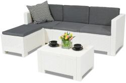BICA Colorado Relax Bica technorattán kerti ülőgarnitúra, fehér (BCCOLLBL)