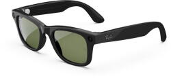 Ray-Ban Ochelari Smart META Wayfarer Gen 2 RW4012 601/71 50-22, Wi-Fi 6, Bluetooth Lentile G-15 Verzi, Negru (RW4012 601/71 50-22) - pcone