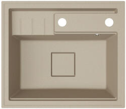  Gránit mosogató NERO Piazza-Evo + szifon (bézs)