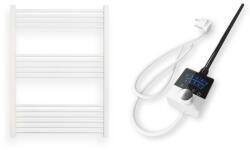  Törölközőszárító radiátor elektromos fűtőpatronnal 75 x 100 cm - Nero Italia AF-13-400W (fehér)