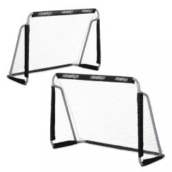 Relaxdays Focikapu 2 db-os szett fekete 110x150x75 cm 10041456