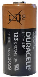 Duracell CR123/2 CR17345 3V Lithium fotó elem (Duracell-123A-2)