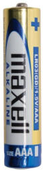 Maxell ALKALINE LR03/12 KARTELLA 1, 5V AAA tartós mikro elem (Maxell-LR03-12BP)