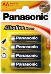 Panasonic Alkaline Power LR6APB/4BP 1, 5V AA tartós ceruza elem (Panasonic-LR6APB-4)
