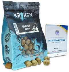 Kraken Baits Milky Nut Shelf Life Boilie krémes-édes bojli CUBE (K-MNB24C)