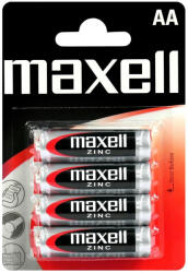 Maxell Zinc R6/4 1, 5V AA féltartós ceruza elem (Maxell-R6-4)