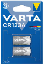 VARTA CR123/2 6205 3V Lithium fotó elem (Varta-123-2)