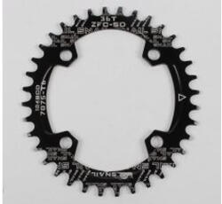 Spyral Lánckerék spyr speed 104/36 oval alu blk