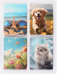  Igazolványtartó, álló, 16 betét lappal, mintás PVC, "Okmányok", lány - nyomtassingyen