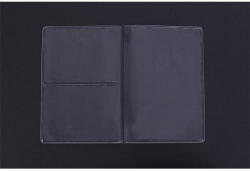  Igazolványtartó, osztott tok, PVC, átlátszó - mystock