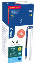 Pilot Zseléstoll, 0, 32 mm, nyomógombos, PILOT "G-2", 20 db, kék (BL-G2-7-L-DOBOZ) - mystock