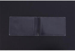  Diák- és igazolványtartó, 2 lapos, PVC, átlátszó - mystock