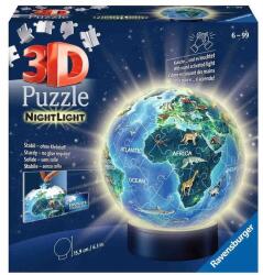  Puzzle 3D 72 db - Világító Földgömb (14079)