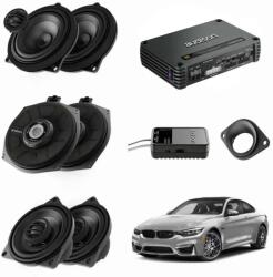 Audison Boxe auto Pachet sistem audio Plug&Play Audison dedicat BMW K4E X4M + Amplificator AF C8.14bit + Conectica dedicata (SKU-4597147548-8006-55) - pcone