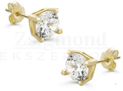  14 karátos arany fülbevaló - 3, 5 x 3, 5 mm (AU14354) AU14354