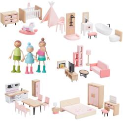 2Kids Toys Set mobilier cu familie 5 în 1