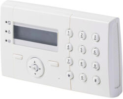 Acre-Vanderbilt SPCK420.100-N X-busz LCD kezelő, 2×16 karakteres kijelző, kék háttérfény, szabotázsvédett, 3 LED, felirat nélkül