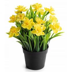 AFI Nárcisz művirág kaspóban - 25, 5x10 cm (IMO-AFI-544944CSAK-SARGA)