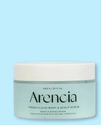 Arencia Fresh Cloud Body & Scalp Scrub French Mint & Lily test- és fejbőrradír - 260 g