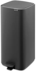 Brabantia Sötétszürke acél pedálos szemetes 30 l Bo - Brabantia