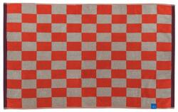 Mette Ditmer Denmark Narancssárga-bézs bio pamut fürdőszobai kilépő zuhanyfülkéhez 50x80 cm Retro - Mette Ditmer Denmark