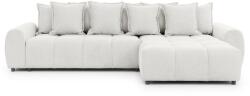 Ropez Fehér sarokkanapé (jobb oldali-heverő résszel) Albane - Ropez
