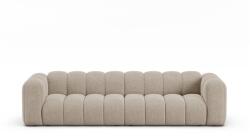 Micadoni Bézs zsenília kanapé 290 cm Lupine - Micadoni